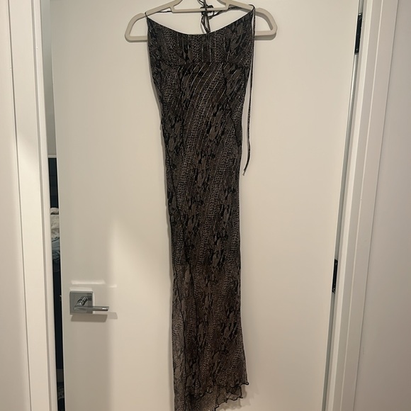 Snakeskin dress - independent NYC designer Dana Foley one of a kind - Size 1 - Picture 2 of 9